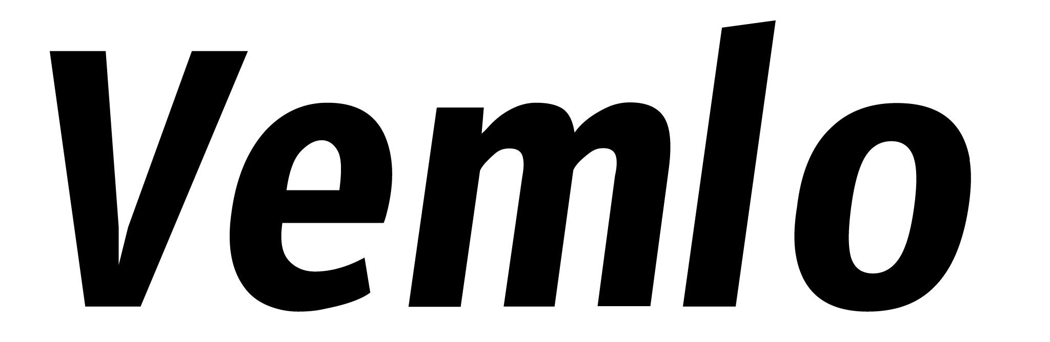 Vemlo logo black version